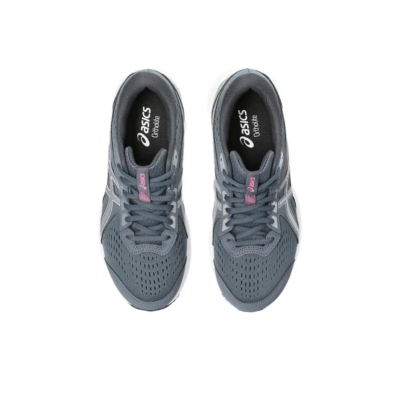 Asics Gel Contend 8 Durable Breathable Low Top Casual Running Shoes Women's Gray Purple-3