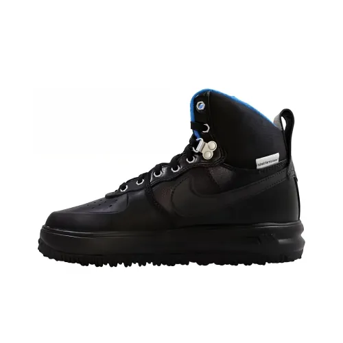 Nike Lunar Force 1 Duckboot Black Metallic Silver