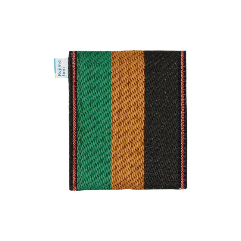Beams Polyethylene Card Holder Unisex Black/Yellow/Green-1