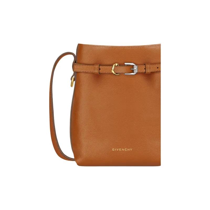 Givenchy Buffalo Leather Shoulder Bag, Crossbody Bag Women's Tan-4