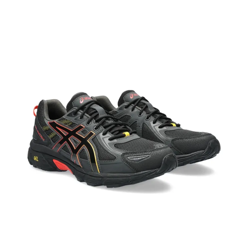 Asics Gel Venture 6 Anti Slip Wear Resistant Low Top Casual Running Shoes Unisex Black-1