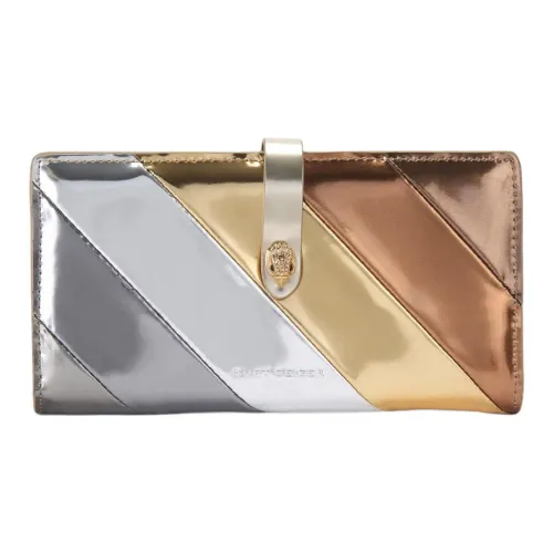 Kurt Geiger London Leather Wallet Women's Metallic
