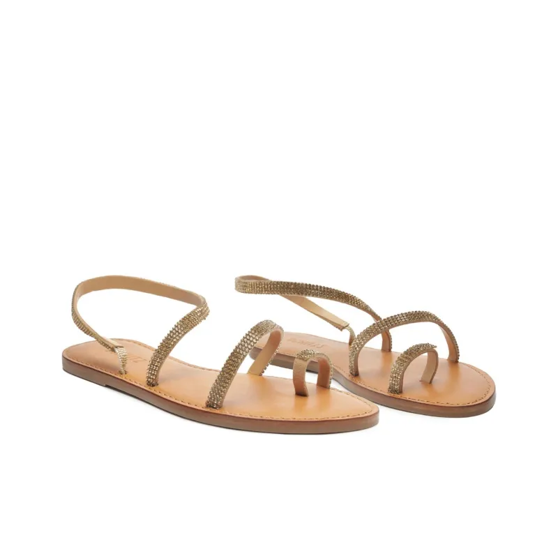 Schutz Mariah Strap Sandals Women's Umber-3