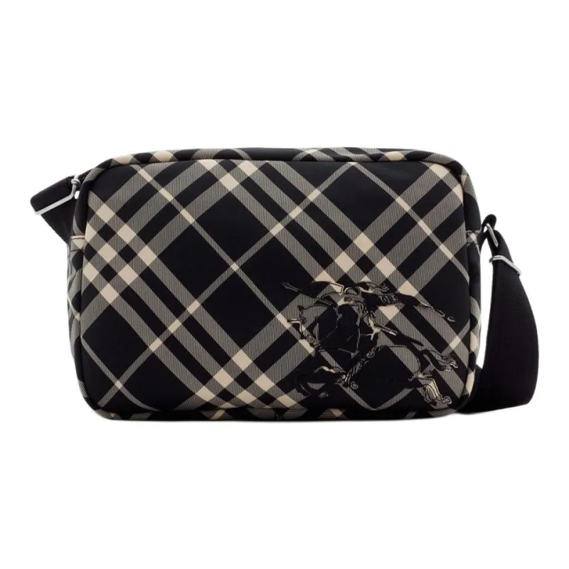 Burberry Polyester With Polyurethane Shoulder Bag, Crossbody Bag Unisex Black-0
