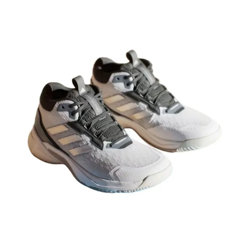 Adidas Crazyflight 5 Mid Indoor Cloud White Silver Metallic Core Black Women's-2
