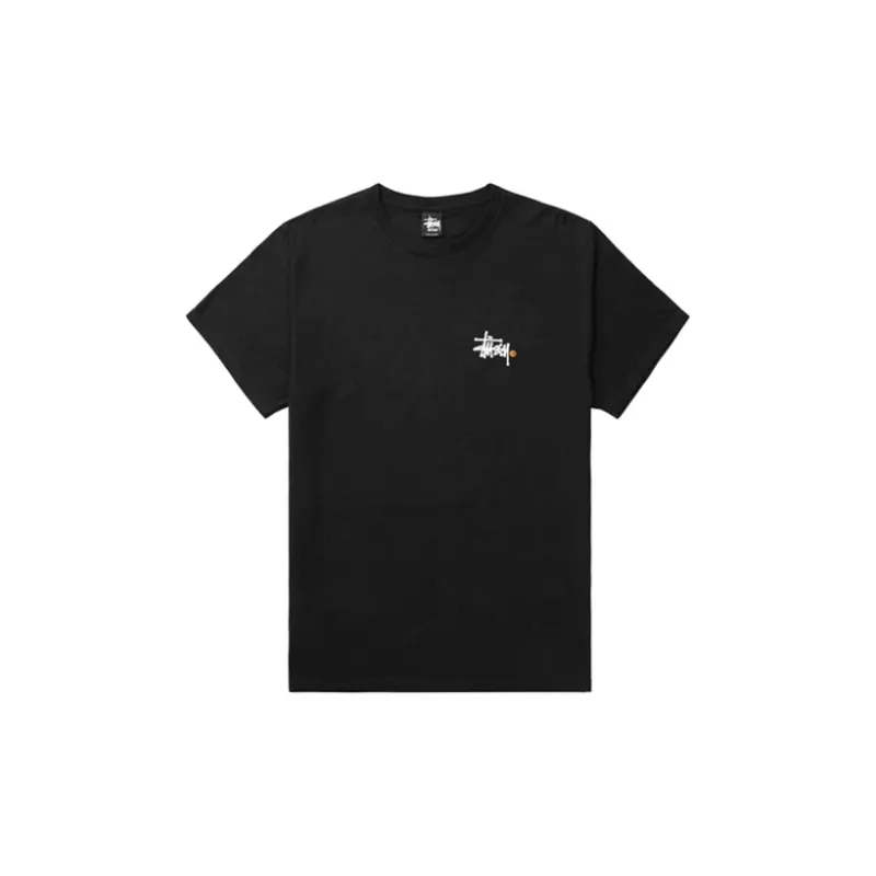 Stussy Basic Logo Tee Yellow C-1