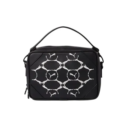 PUMA Pure Soy Polyurethane Shoulder Bag Crossbody Bag Handbag Mini Women's Black