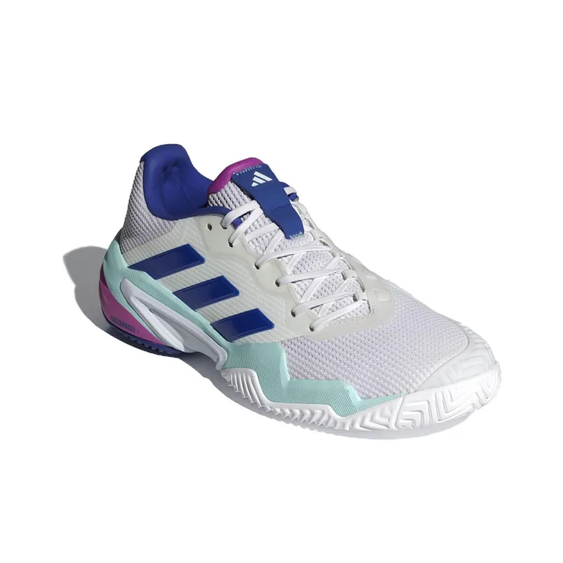 Adidas Barricade 13 Cloud White Lucid Blue Semi Flash Aqua-3
