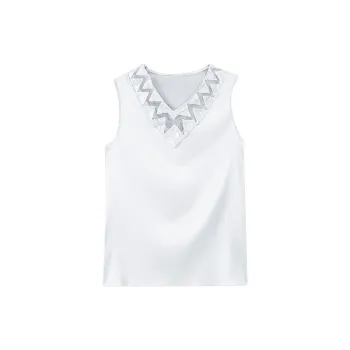 Flowers In Water Tank Top Women's 1 Pack White