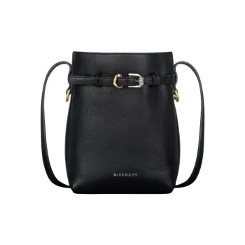 Givenchy Buffalo Leather Shoulder Bag, Crossbody Bag Women's Black