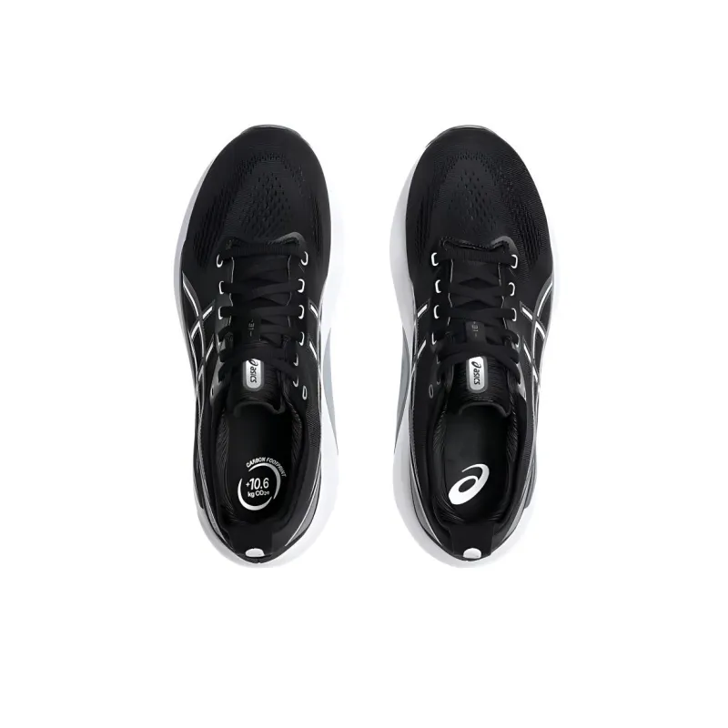 Asics Gel Kayano 31 Anti Slip Wear Resistant Low Top Running Shoes Men's Black White-3