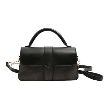 Ji Reminiscence PU Crossbody Handbag Women's Black/Pink/Coffee/Blue