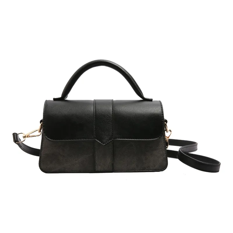 Ji Reminiscence PU Crossbody Handbag Women's Black/Pink/Coffee/Blue-0