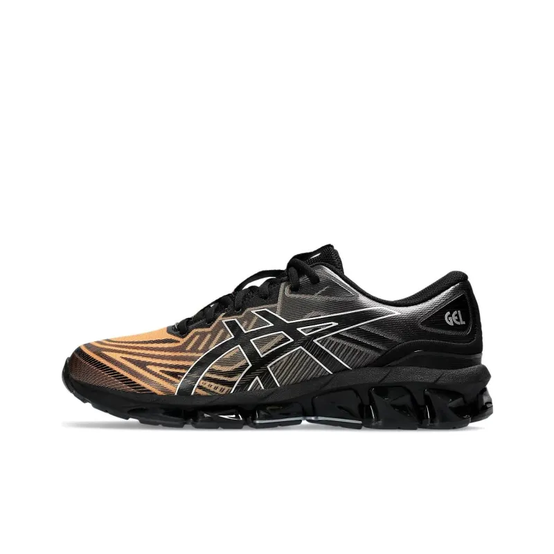 Asics GEL Quantum 360 7 Anti Slip Wear Resistant Low Top Casual Running Shoes Men's Black Orange-0