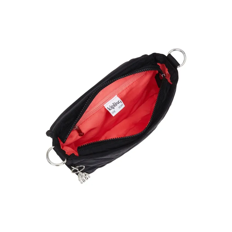 Kipling Nylon Crossbody Bag, Shoulder Bag Women's Cosmic Black-3
