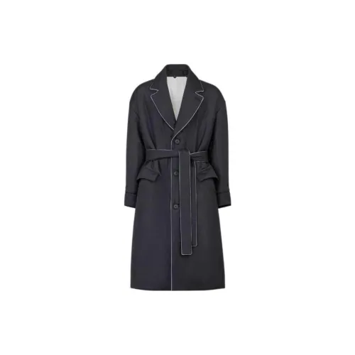 FENDI Trench Coats Men Black