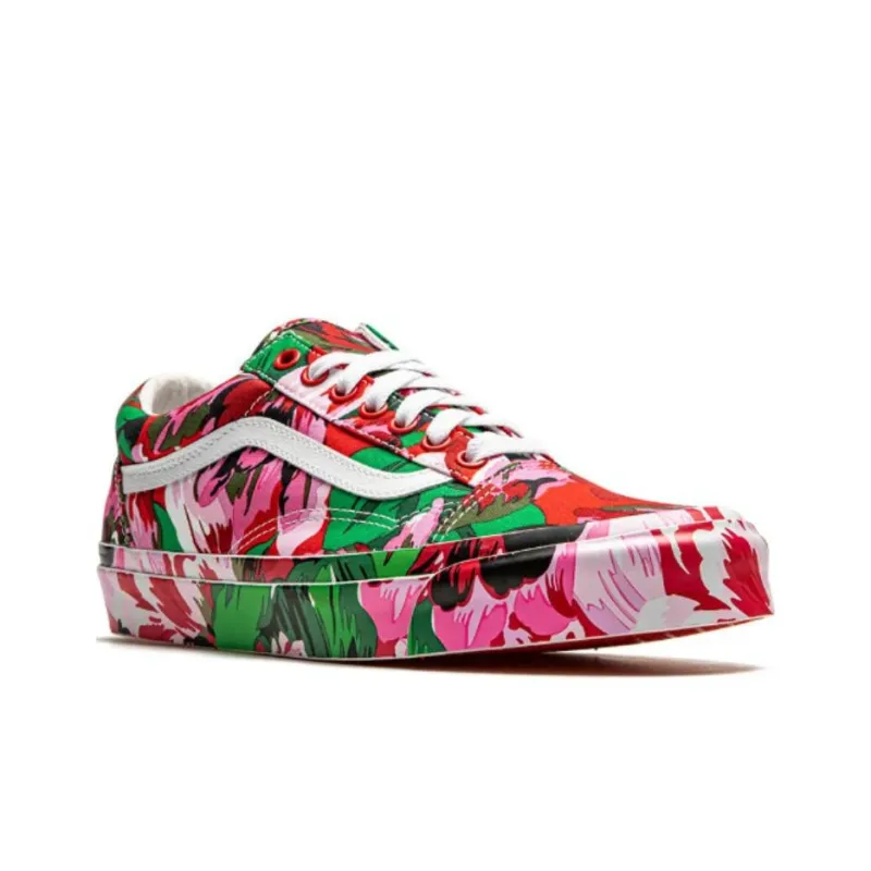 Vans Old Skool Kenzo Floral Red White-1