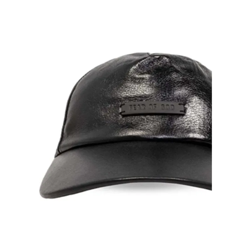 Fear Of God Leather Baseball Cap-2