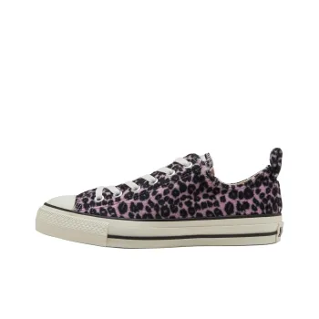 Converse All Star R Leopard Fur OX Abrasion Resistant Cushioning Low Top Canvas Shoes Women's Pink Japan Version