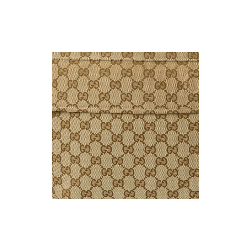 GUCCI Original GG Canvas Bag, Crossbody Fanny Pack Large Size Men's Brown-6