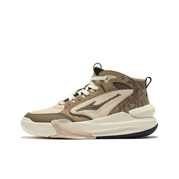 Erke Tang Palace Night Garden Anti-Slip Wear-Resistant Mid-Top Skateboard Shoes Men's Birch Wood