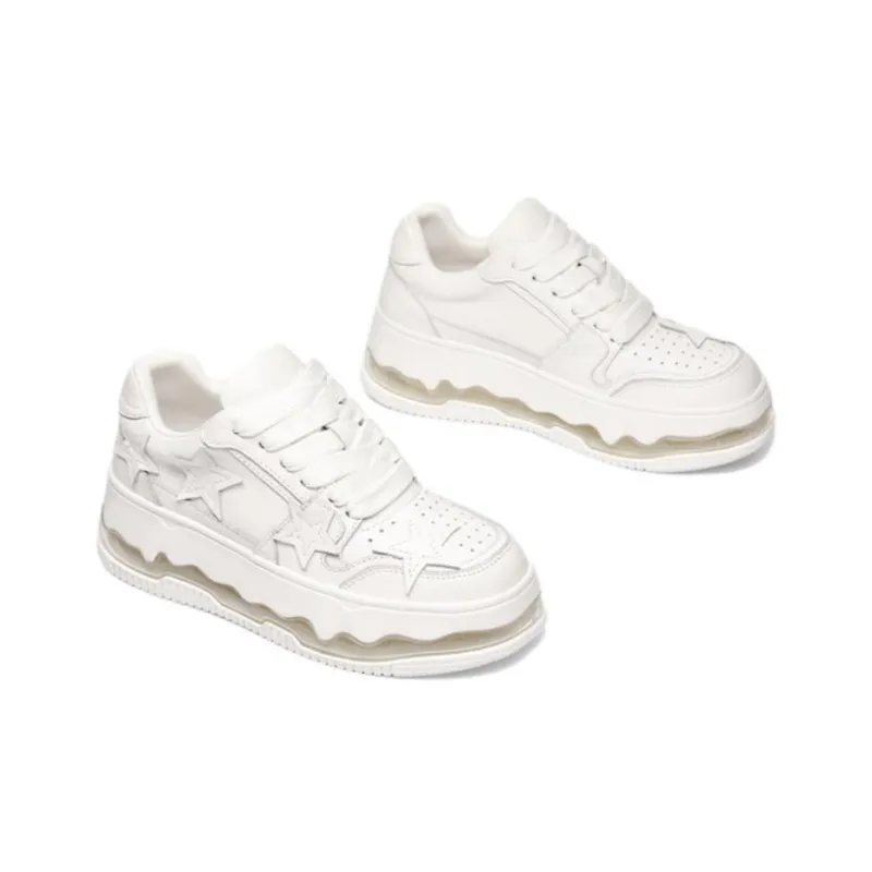 Kiss Kitty Skateboard Shoes Women's White-2