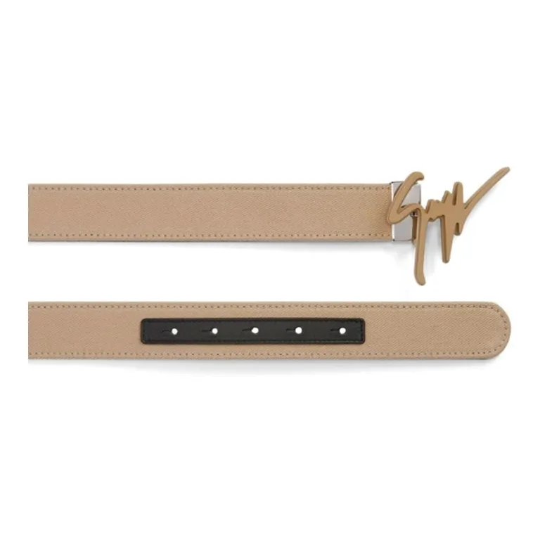 Giuseppe Zanotti Logo buckle Cotton Belt-2