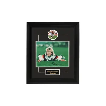 Three For Clintman, German National Team, Gold Bomber, Autographed Photo, Includes Certificate Framed