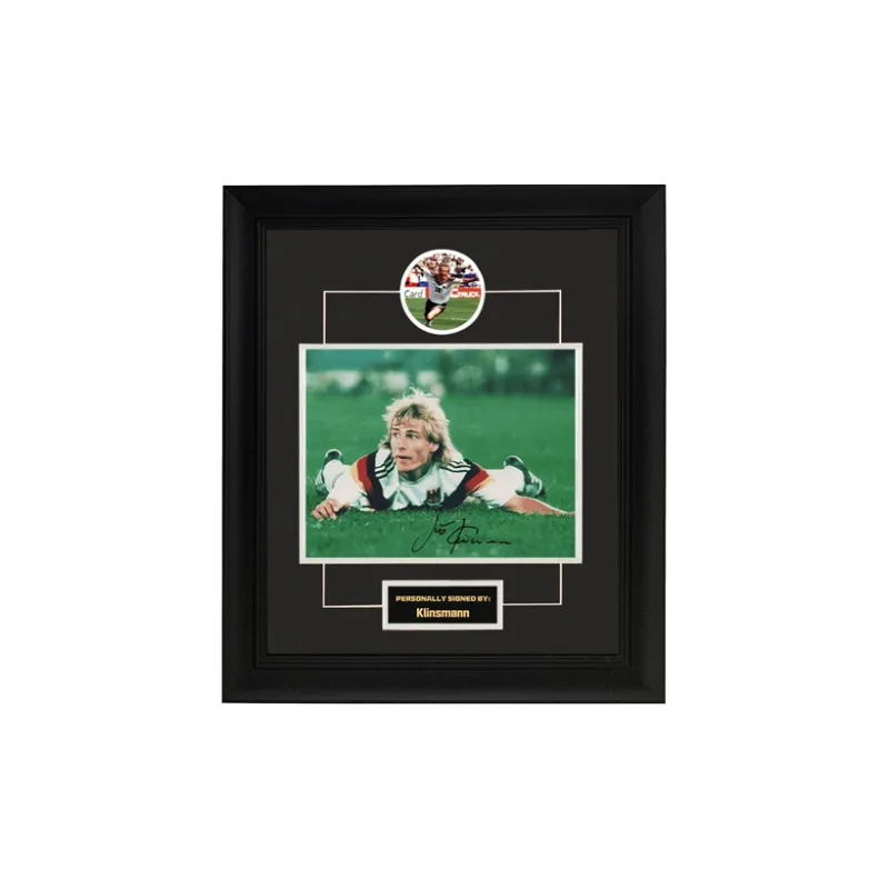 Three For Clintman, German National Team, Gold Bomber, Autographed Photo, Includes Certificate Framed-0