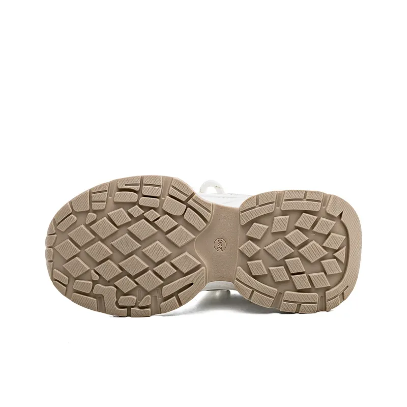 RENBEN Height Increasing Wear-Resistant Breathable Low-Top Chunky Sneakers Women's-5