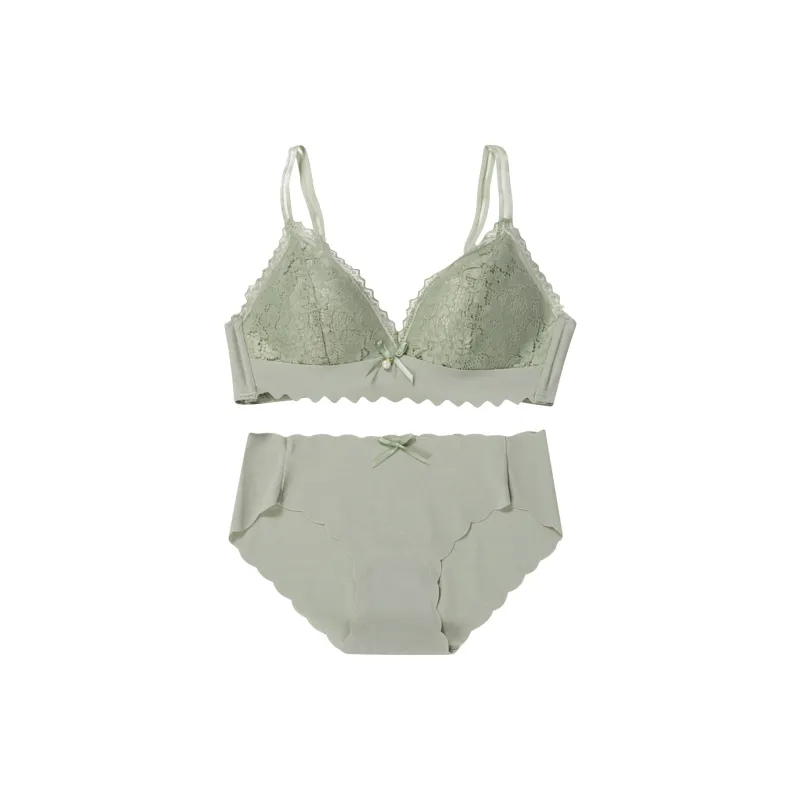 Flowers In Water Underwear Set Women's-4