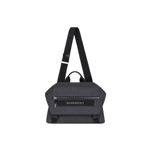 Givenchy G Trek Nylon Effect Wool Messenger Bag, Shoulder Bag, Crossbody Bag Men's Gray