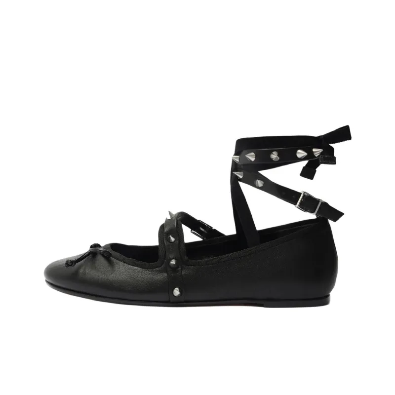 Schutz Larissa Casual Single Shoes Women's Black-0