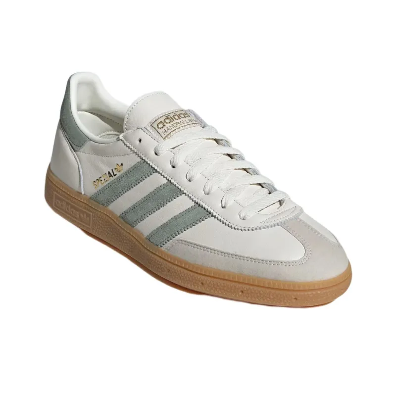 Adidas Handball Spezial Off White Silver Green-2