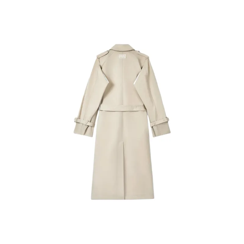 KENZO Double Breasted Trench Coat-1