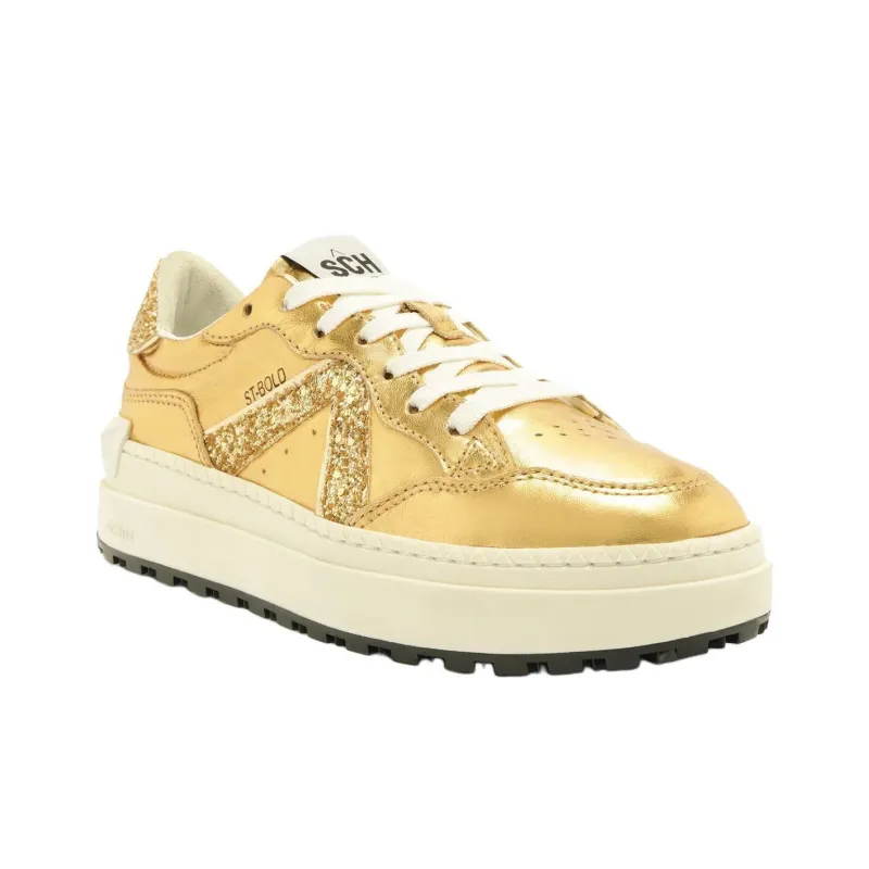 Schutz St-Bold Casual Shoes 4.6cm Women's Gold-2