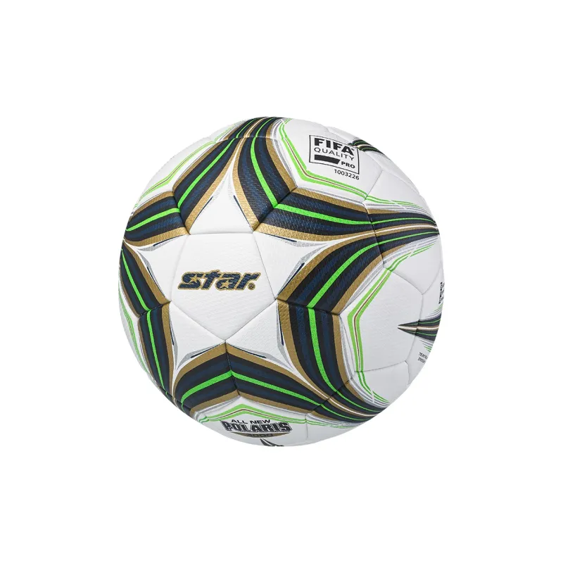 Star Size 5 Ball Soccer PU Seamless Thermal-bonding Unisex White Black Green-1