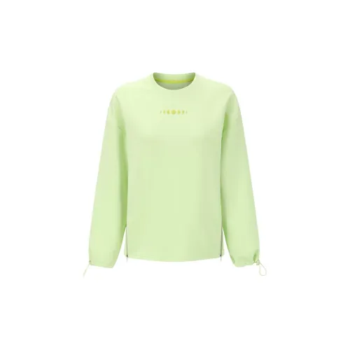 Particle Fever Sweatshirts Women's Light Lime Green