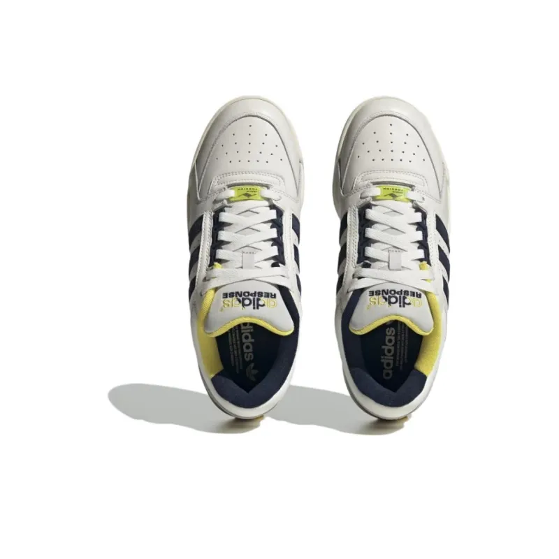 Adidas Alphatorsion Durable Breathable Low-Top Tennis Shoes Women's White Blue-3