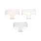 3 Pack[Peach Pink+Milk White+Light Pink]