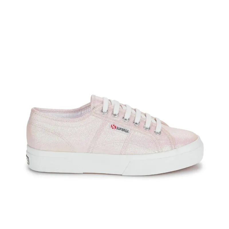 SUPERGA LAME Low Top Skateboard Shoes Women's Light Umber-4