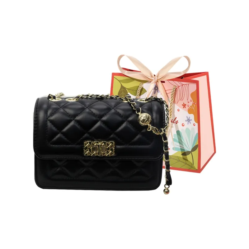 Cwatcun Pu Crossbody Bag, Shoulder Bag Women's Black/Ecru-0