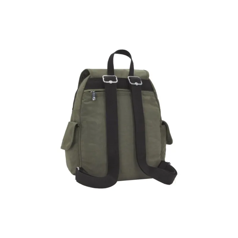 Kipling Nylon Backpack Trumpets Women's Green Moss-2