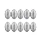 Plastic Heart Rugby Pencil 60 G[10 Pack]