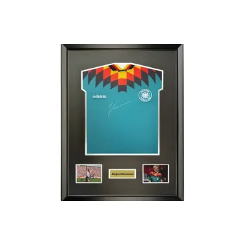 Three For Klinsmann 1994 Away Germany National Team Signed Jersey Framed Includes SA Certificate