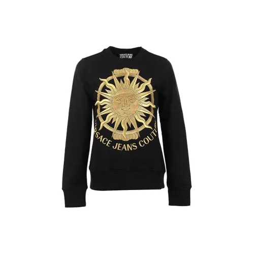 VERSACE JEANS COUTURE Sweatshirts Women's Black