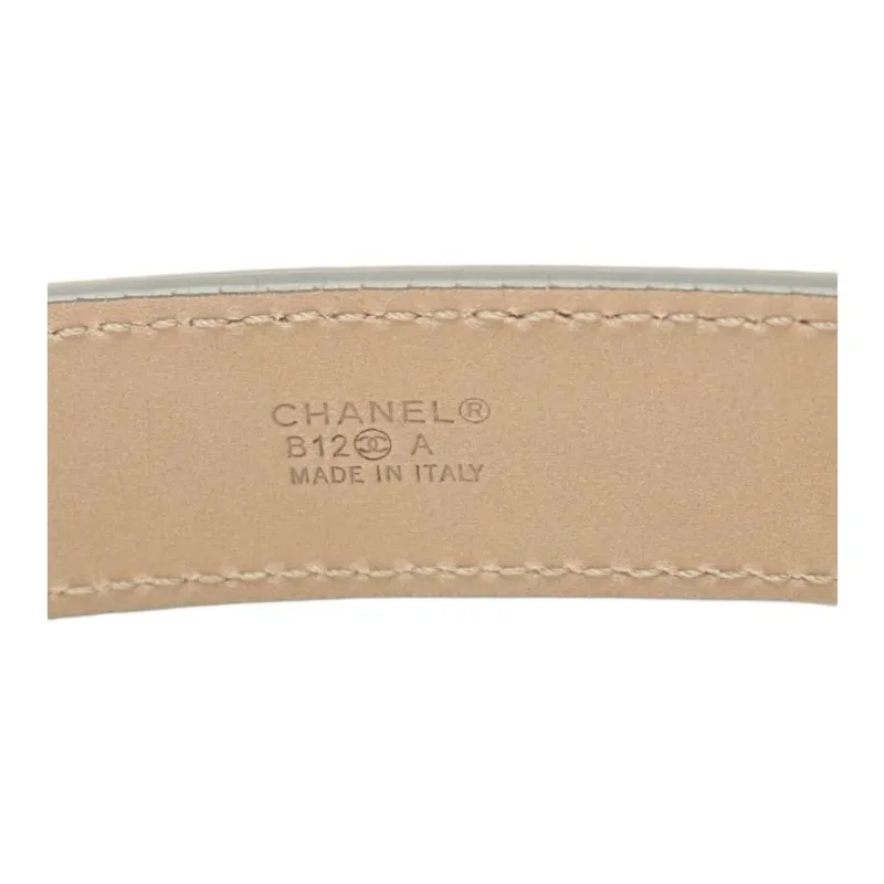 CHANEL 1986-1988 Cc Suede Belt-2
