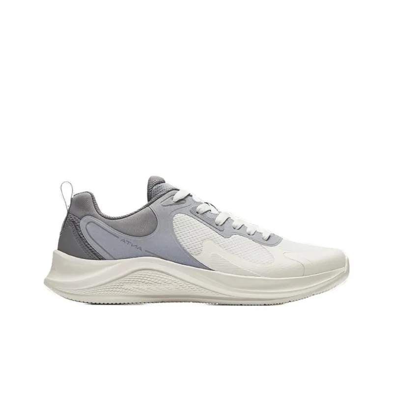 Anta Running Collection Breathable Low Top Casual Running Shoes Men's White Blue-1