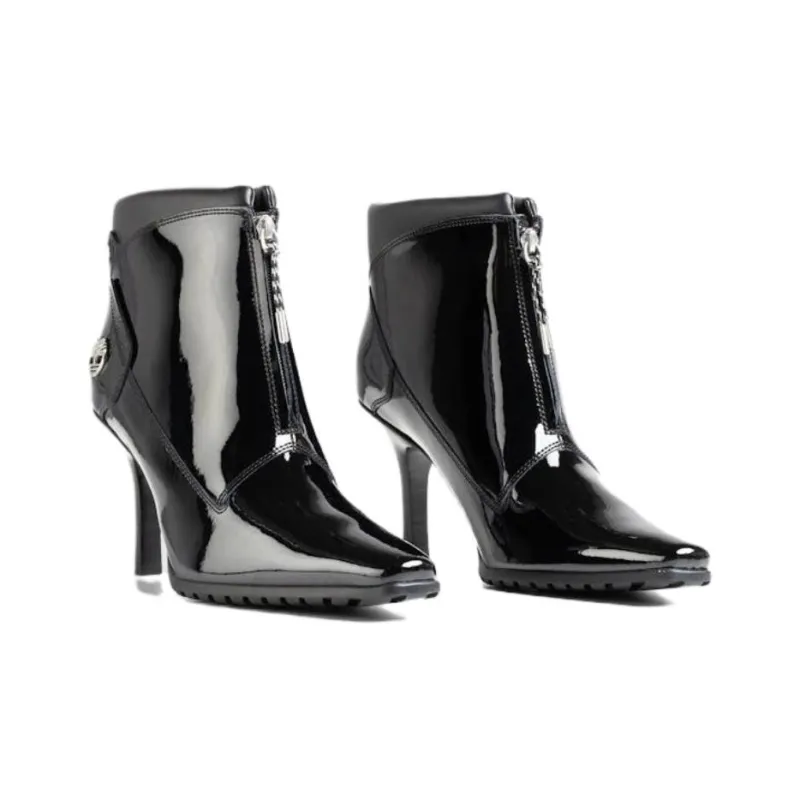 Timberland X Veneda Carter Zip Boots 'Black Patent Leather' Women's-2