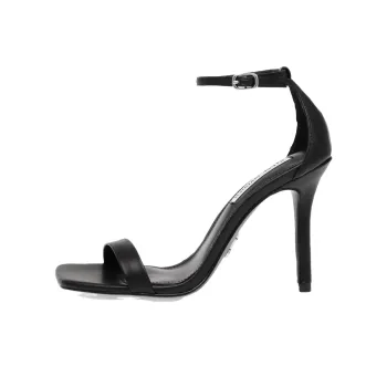 STEVE MADDEN One Strap Sandals 8.5cm Women's Black